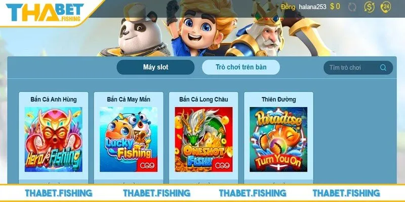 Bắn cá THABET 2 Vì sao bắn cá THABET luôn được gamer ưa chuộng