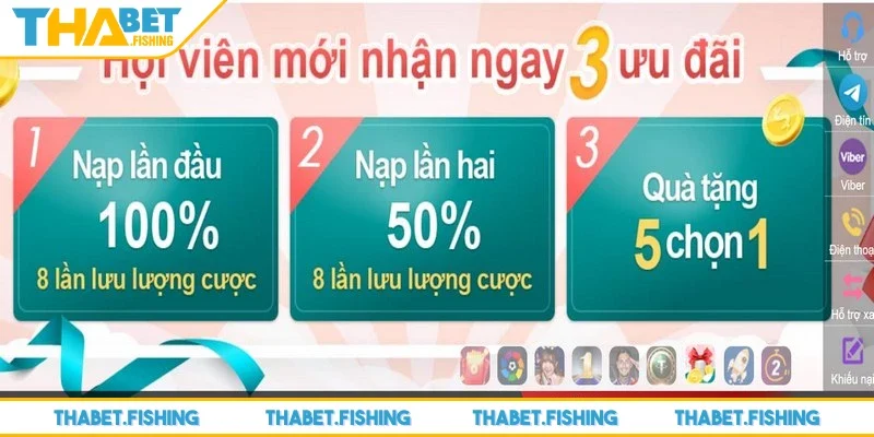 Khuyến mãi THABET là sự kiện đặc biệt dành cho hội viên của hệ thống